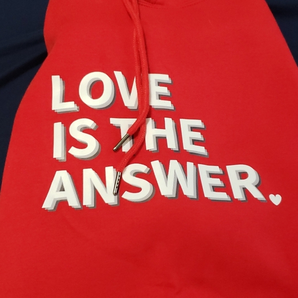 Sweaters - NEW NEVER WORN Love is the Answer.
